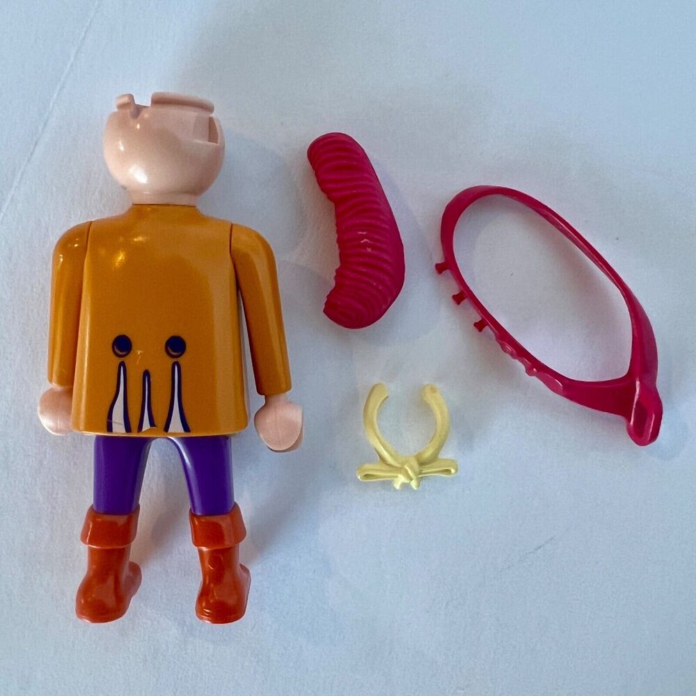 Playmobil 3863 Pirate Captain Silversword Parts Figure Holster Plume Neck Scarf